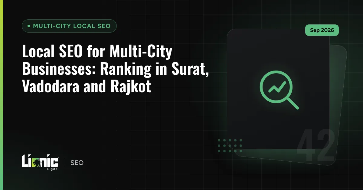 Local SEO for Multi-City Businesses: Ranking in Surat, Vadodara and Rajkot — Multi-City Local SEO