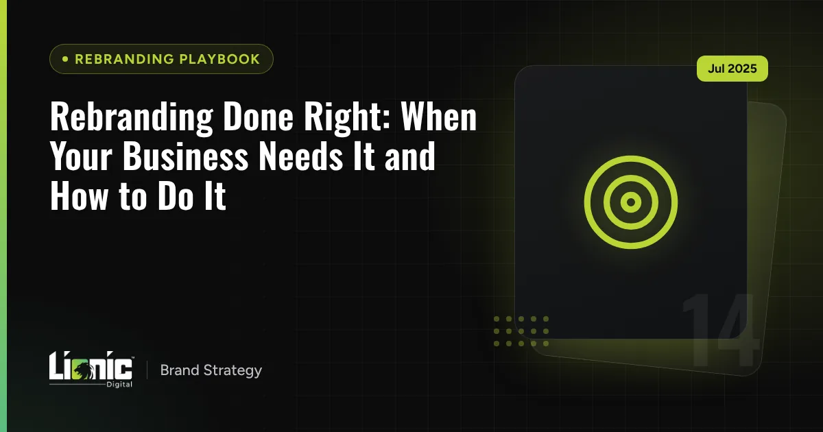 Rebranding Done Right: When Your Business Needs It and How to Do It — Rebranding Playbook
