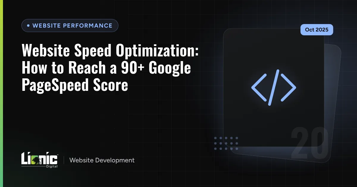 Website Speed Optimization: How to Reach a 90+ Google PageSpeed Score — Website Performance
