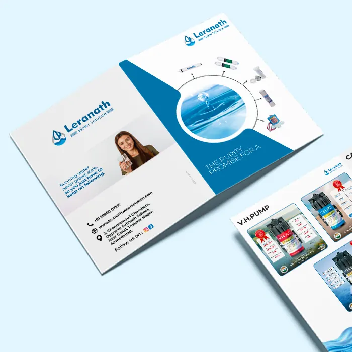 Corporate brochure 1 — brochure design by Lionic Digital