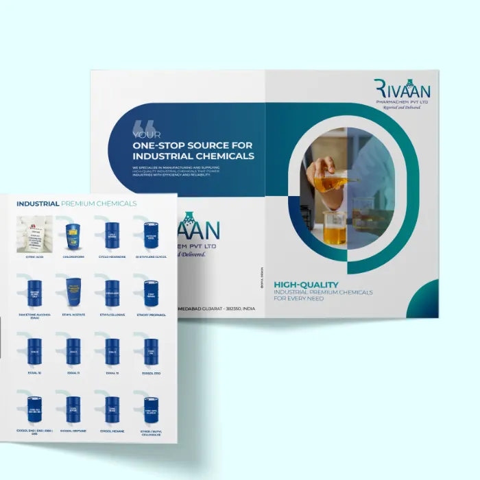 Corporate brochure 2 — brochure design by Lionic Digital