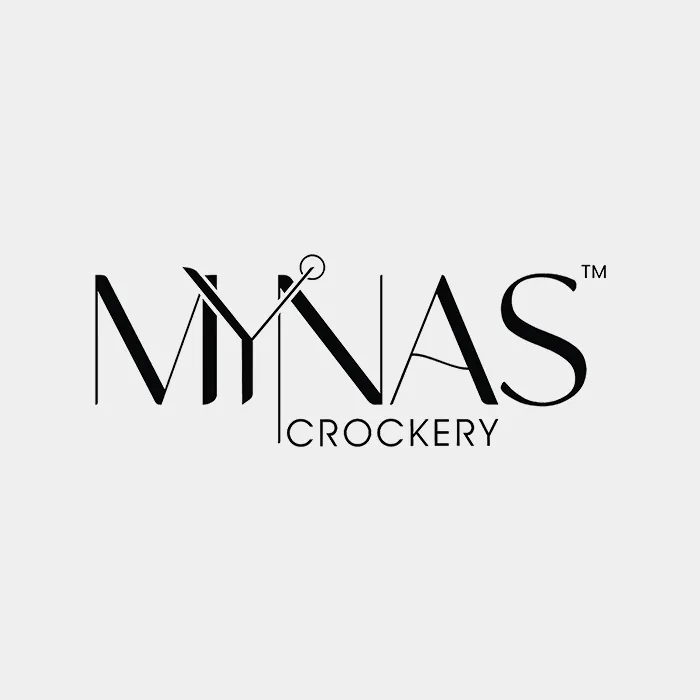Myna’s Crockery logo — logo design by Lionic Digital