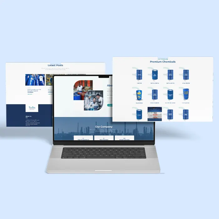 Rivaan Pharma website designed by Lionic Digital