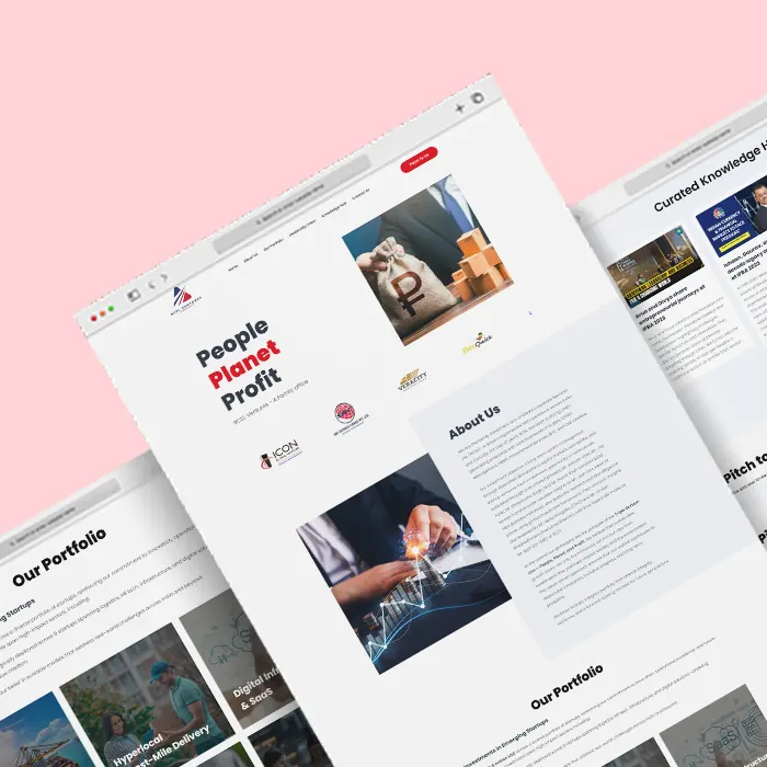 RCSL Ventures — Riddhi Group website designed by Lionic Digital