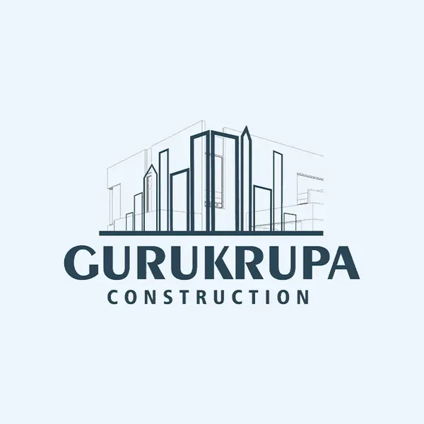 Gurukrupa Construction — Logo by Lionic Digital